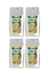Kahve Dünyası Yöresel Santos Çekirdek Filtre Kahve 4x1000gr