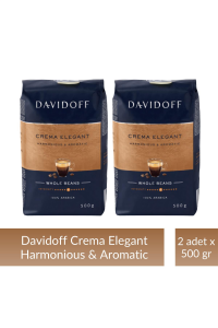 Davidoff Crema Elegant Çekirdek Kahve 500 gr x 2 Adet