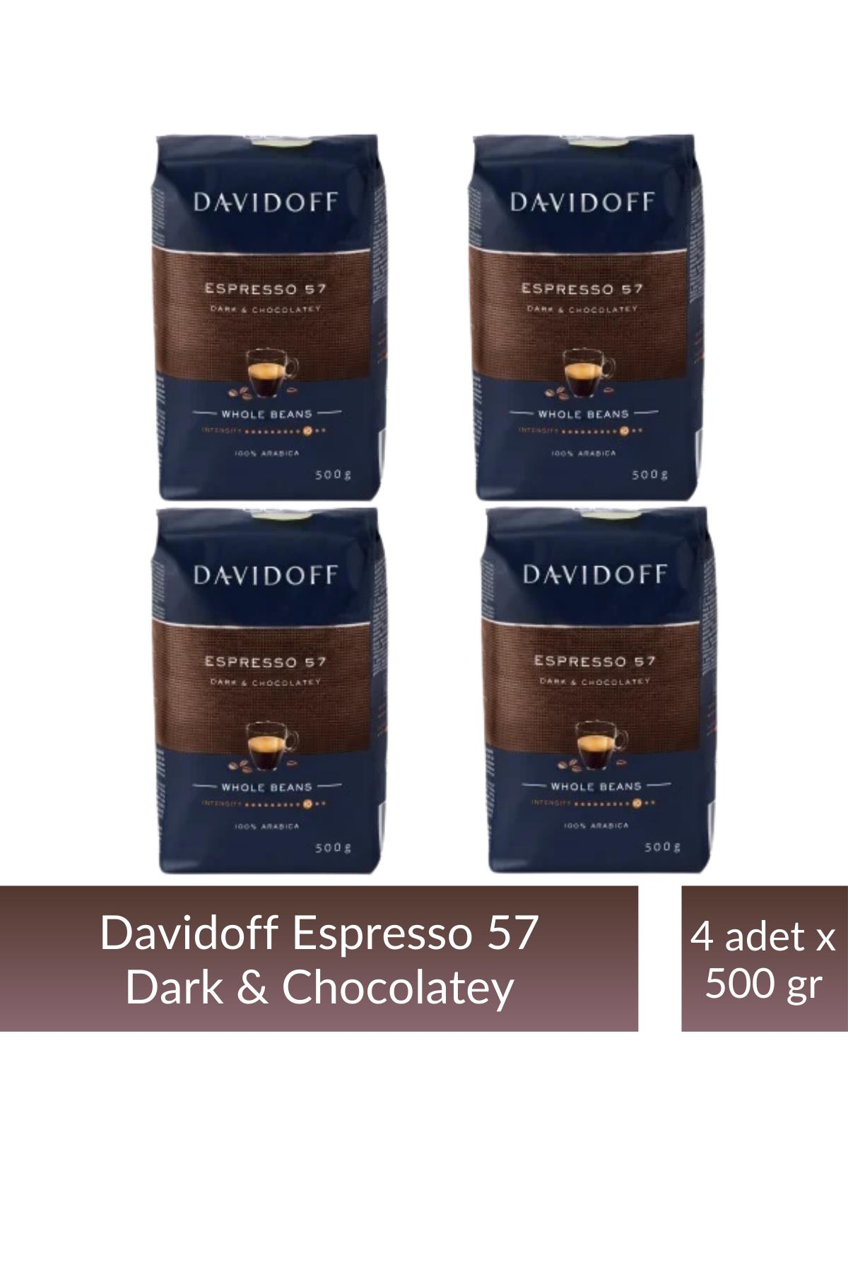 Davidoff Espresso 57 Çekirdek Kahve 500 gr x 4 Adet