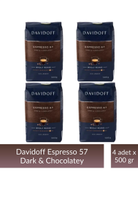 Davidoff Espresso 57 Çekirdek Kahve 500 gr x 4 Adet