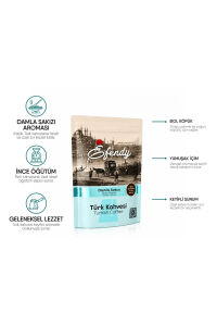Shazel Efendy Geleneksel Damla Sakızlı Türk Kahvesi | Doypack | 100 gr | 6 Adet