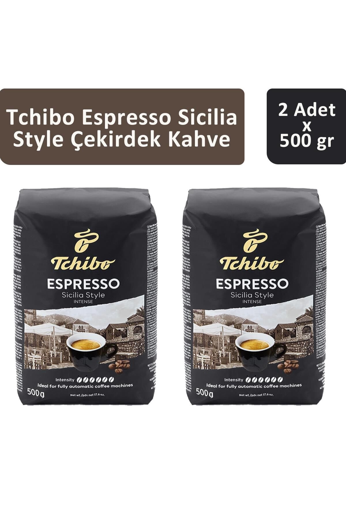 Tchibo Espresso Sicilia Çekirdek Kahve 500 gr x 2 Adet
