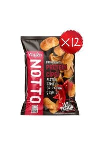 Yayla Notto Fıstık Ezmeli ve Sriracha Çeşnili Protein Cipsi 50 g x12