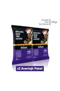 Shazel Hazır Çikolatalı Türk Kahvesi | 100 gr | 2'li Paket