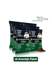 Shazel Naneli Türk Kahvesi | 100 gr | 6'lı Paket