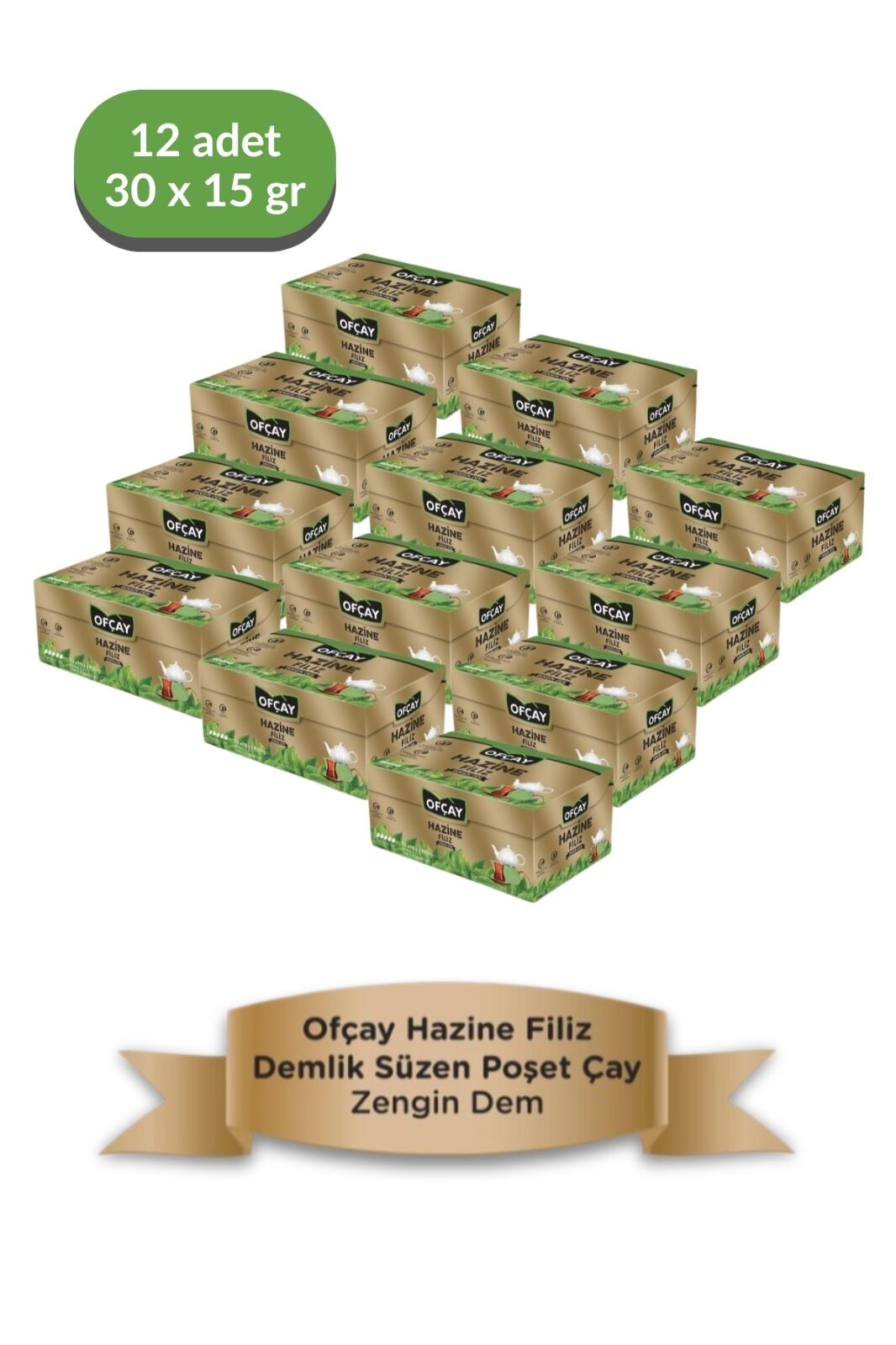 Hazine Zengindem Demlik Poşet Siyah Çay 360 Adet*15GR (12PK*30)