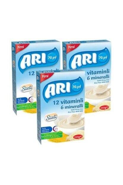 Arı Mama Sütlü Pirinç Unu 250 gr 3'lü
