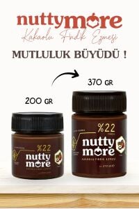 Nutty More %22 Kakaolu Fındık Ezmesi 370 gr x 3 Adet