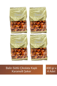 Balin Karamel Sütlü Şeker 400 gr x 4 Adet
