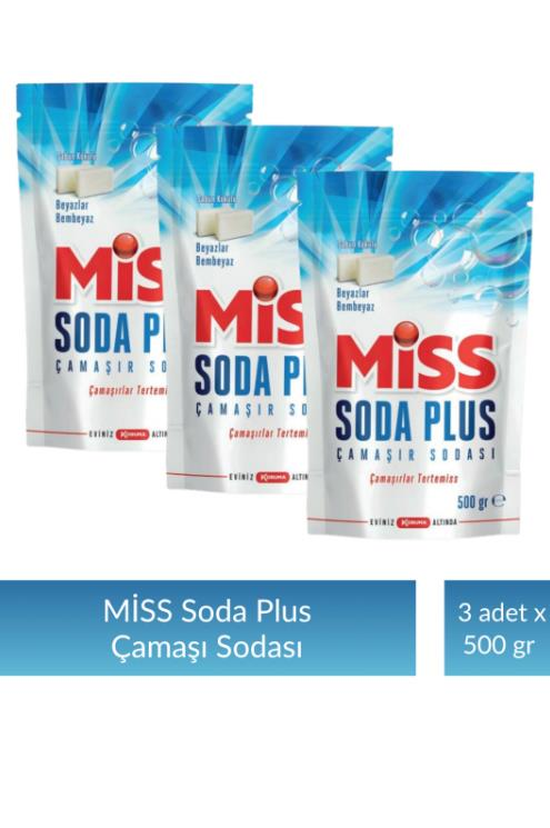 Miss Soda Plus 500 gr x 3 Adet
