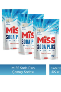 Miss Soda Plus 500 gr x 3 Adet