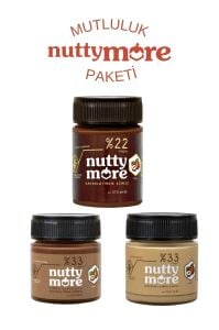 Nutty More %22 Kakaolu Fındık Ezmesi 370 gr x 5 Adet