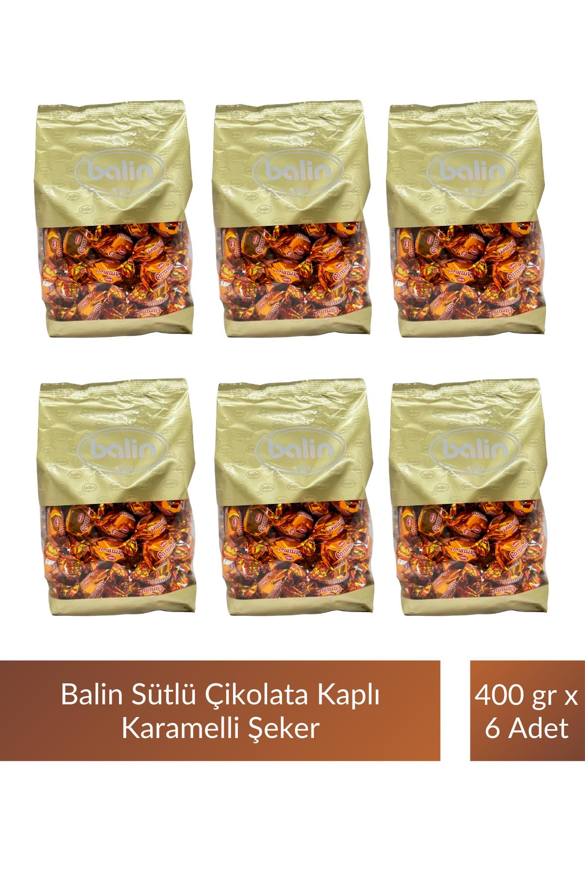 Balin Karamel Sütlü Şeker 400 gr x 6 Adet