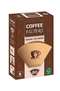CAFFEO FILTERS 80 Adet KUTU Kahve Filtre Kağıdı