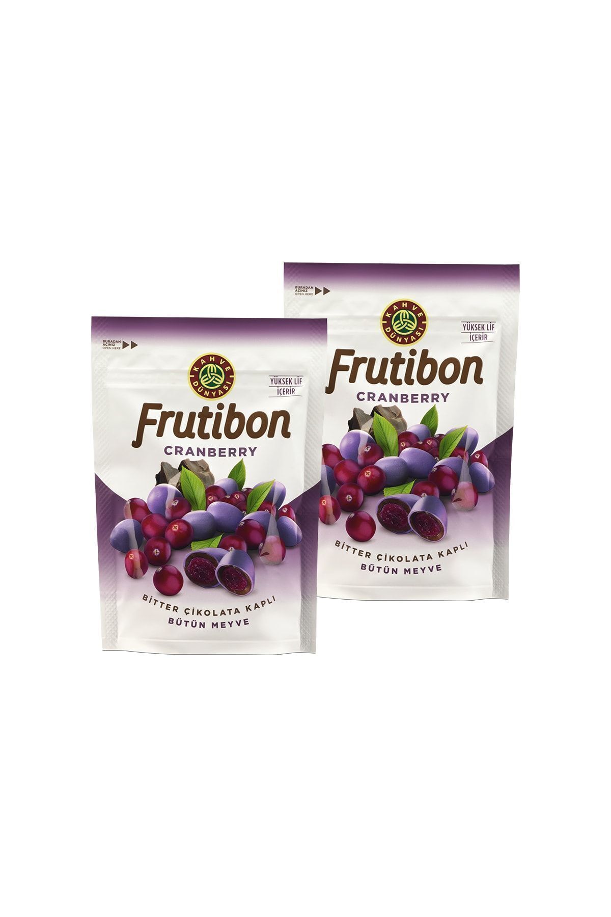 Kahve Dünyası Cranberry Frutibon 50 GR x 4 Adet