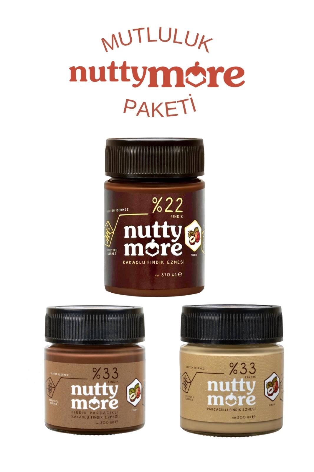 Nutty More Fındık Ezmesi Mutluluk Paketi