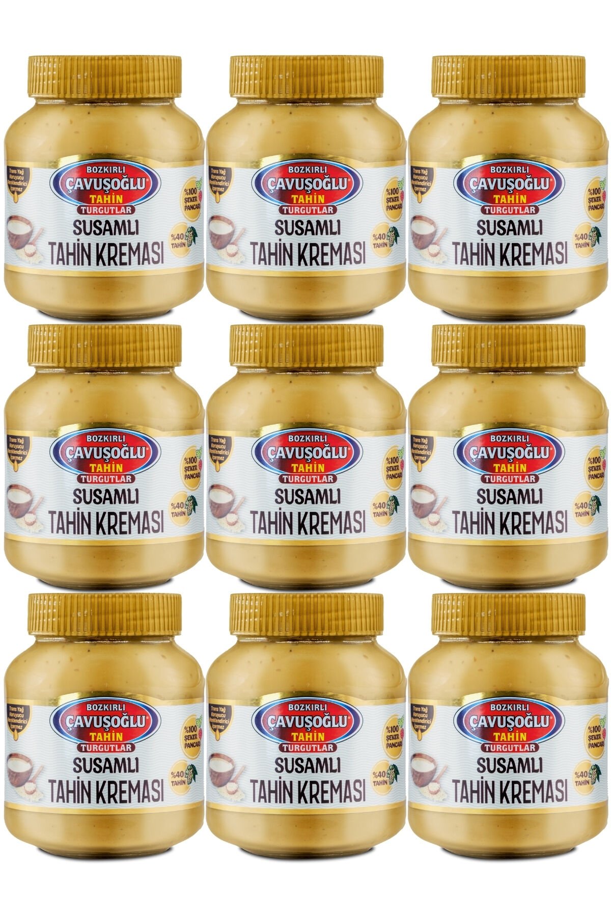 Çavuşoğlu Susamlı Tahin Kreması 330 gr x 9 Adet