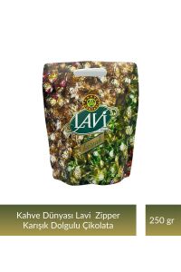 Kahve Dünyası Zıpper Lavi Karışık Çikolata 250 gr x 5 Adet