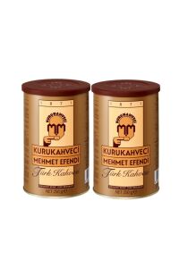 Mehmet Efendi Kuru Kahveci 250 Gr Teneke Kutu 2 'li Eko Paket