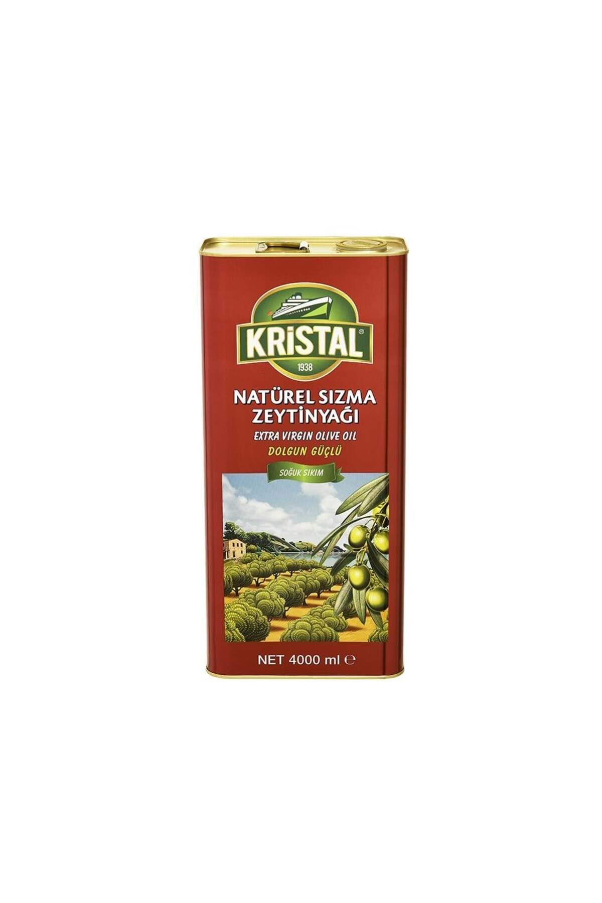 Natürel Sızma Zeytinyağı Dolgun Güçlü 4 L Teneke