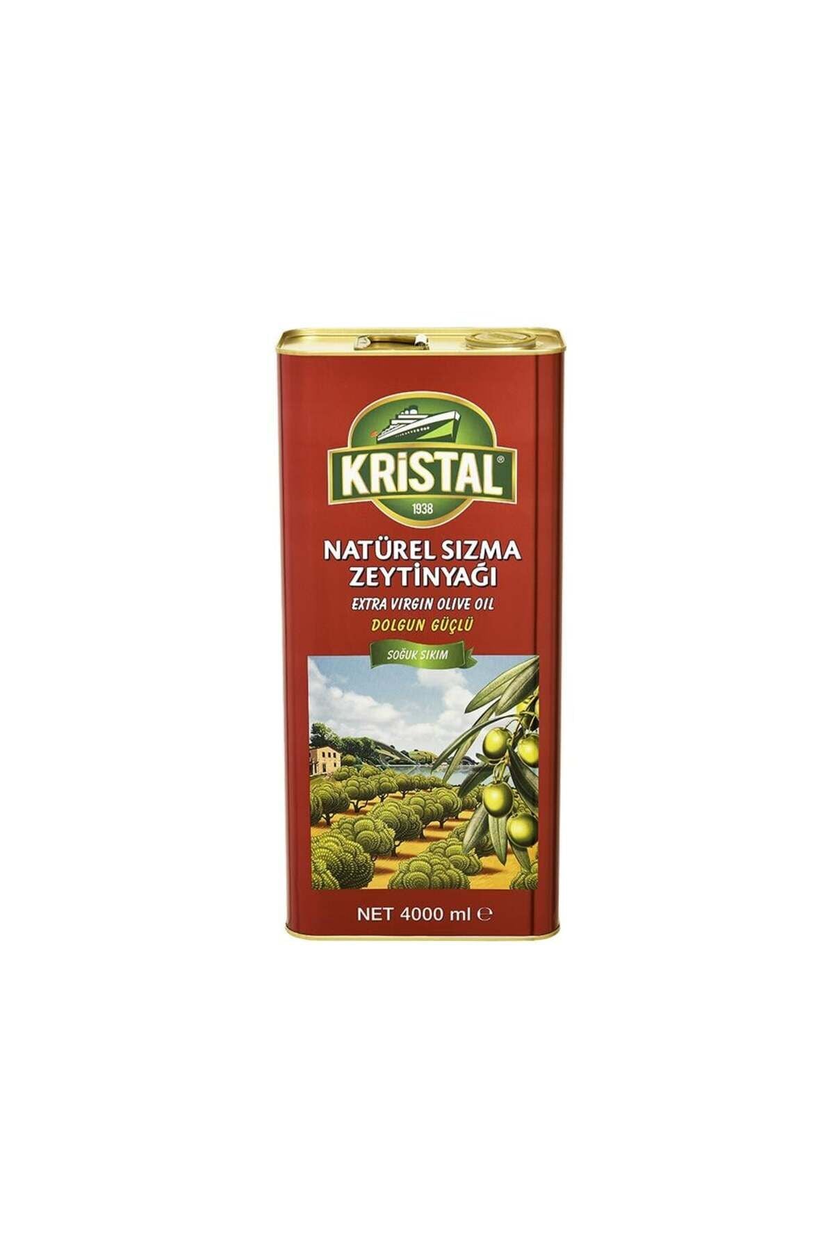 Natürel Sızma Zeytinyağı Dolgun Güçlü 4 L Teneke