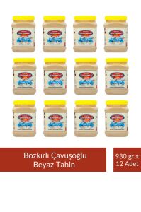 Az Kavrulmuş Beyaz Tahin Bozkır Tahini 930 gr X 12 Adet