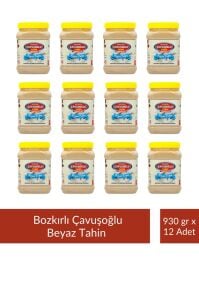 Az Kavrulmuş Beyaz Tahin Bozkır Tahini 930 gr X 12 Adet