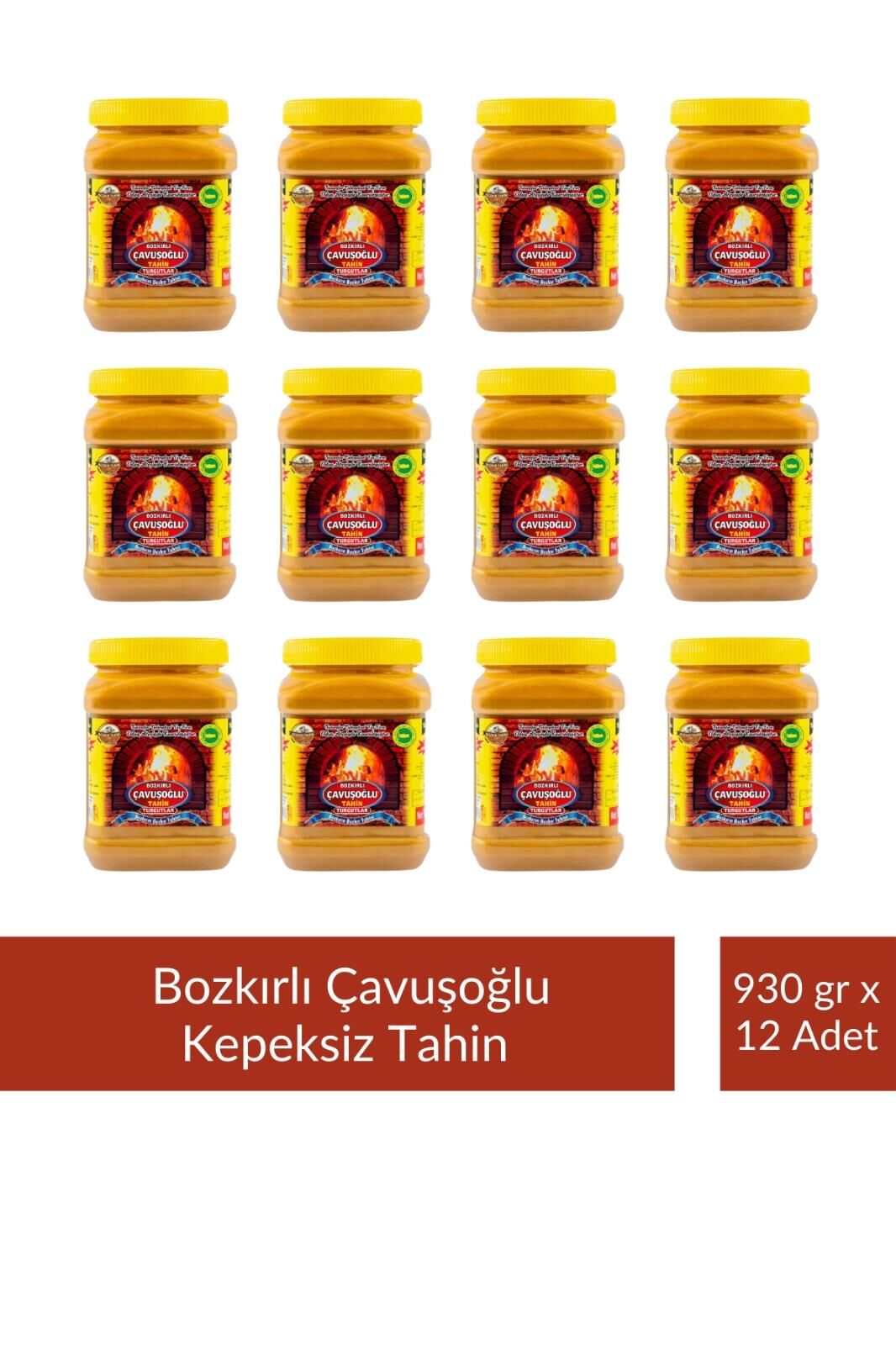 Odun Ateşinde Bozkır Tahini Kepeksiz 930 gr X 12'li Paket