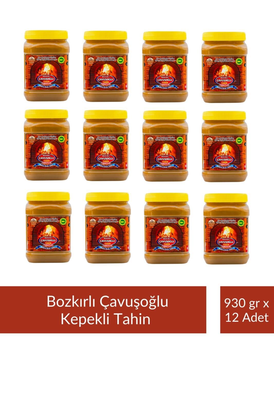 Odun Ateşinde Bozkır Tahini Kepekli 930 gr X 12'li Paket