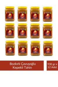 Odun Ateşinde Bozkır Tahini Kepekli 930 gr X 12'li Paket