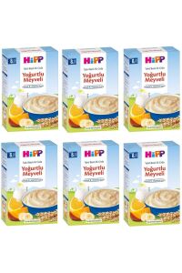 Organik Yoğurtlu Meyveli Tahıl Bazlı Ek Gıda 250gr 6 Lı Paket