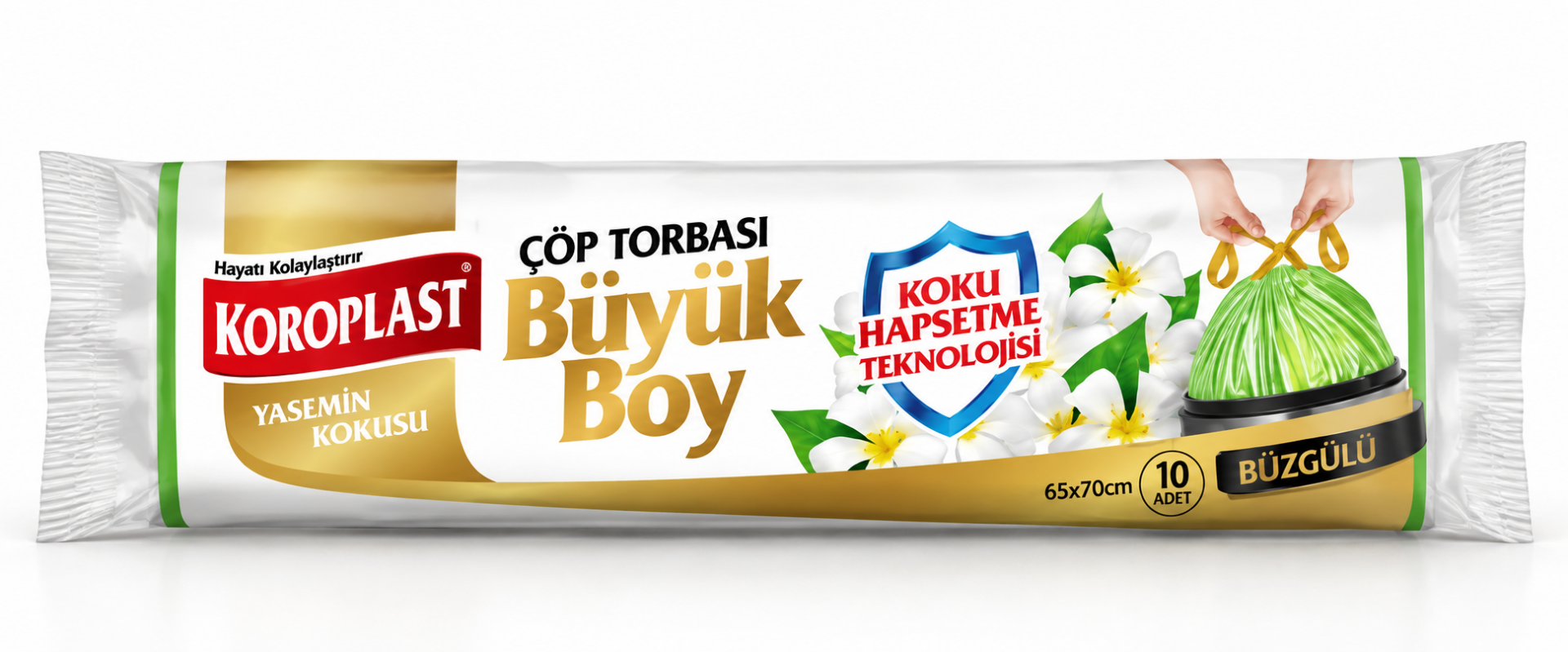 Krp.Yasemin Kokulu Büzg.Büyük Çöp Torbası 65*70