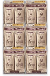 Mehmet Efendi Tek Fincalık Türk Kahvesi 6 gr x 12 Adet x 6 Paket