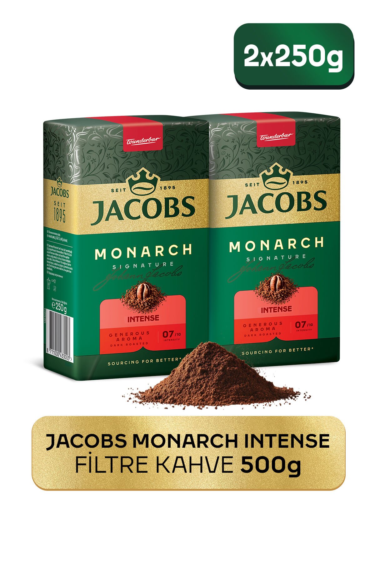 Jacobs Monarch Sıgnature Filtre Kahve 250 gr x 2 Adet
