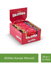M&M's Skittles Karışık Meyveli Draje 38 gr x 14 Adet