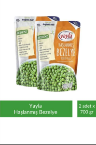 Yayla Haşlanmış Bezelye 700 gr x 2 Adet
