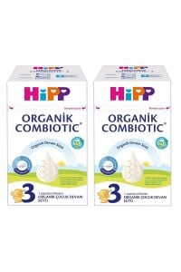 3 Organik Combiotic Devam Sütü 600Gr x2Adet