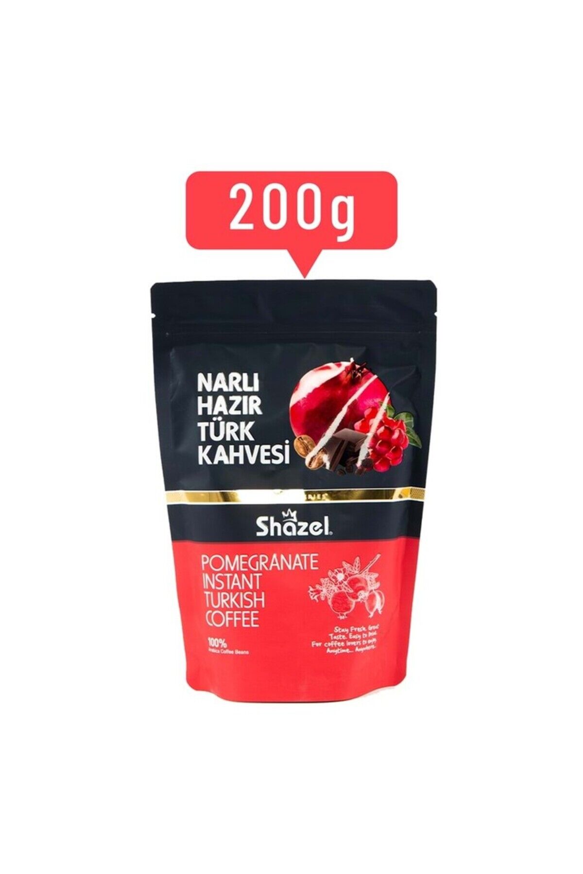 Shazel Narlı Hazır Türk Kahvesi 200 Gr