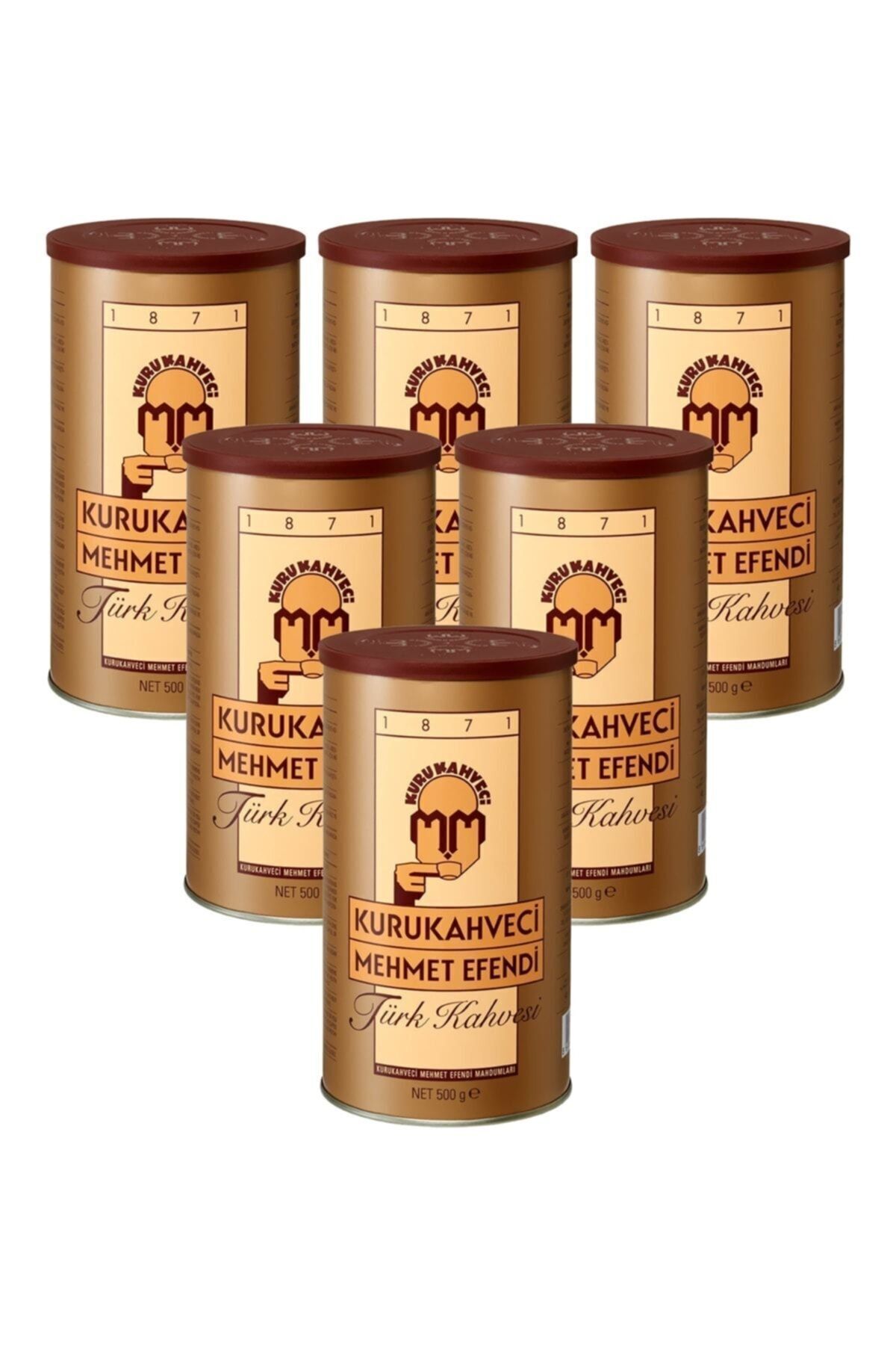 Kurukahveci Mehmet Efendi Türk Kahvesi Teneke 6 X 500 G
