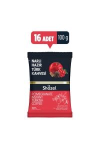 Shazel Narlı Hazır Türk Kahvesi 100 gr x 16 Adet
