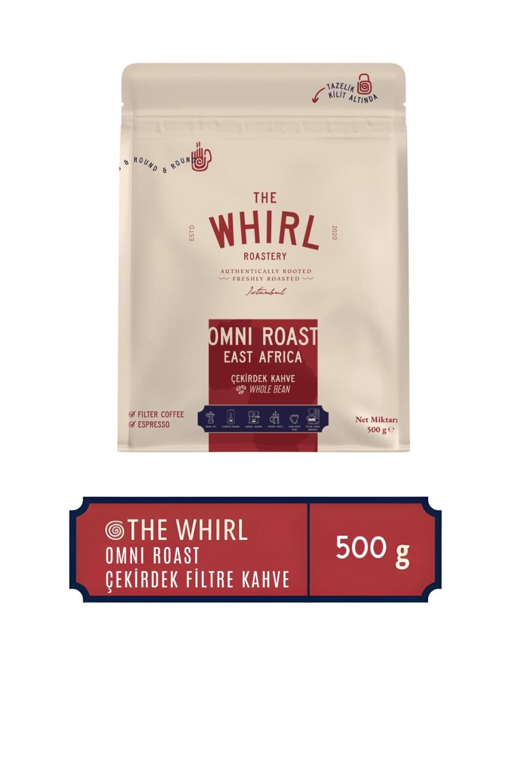 The Whirl Omni Roast East Africa 500 gr Çekirdek