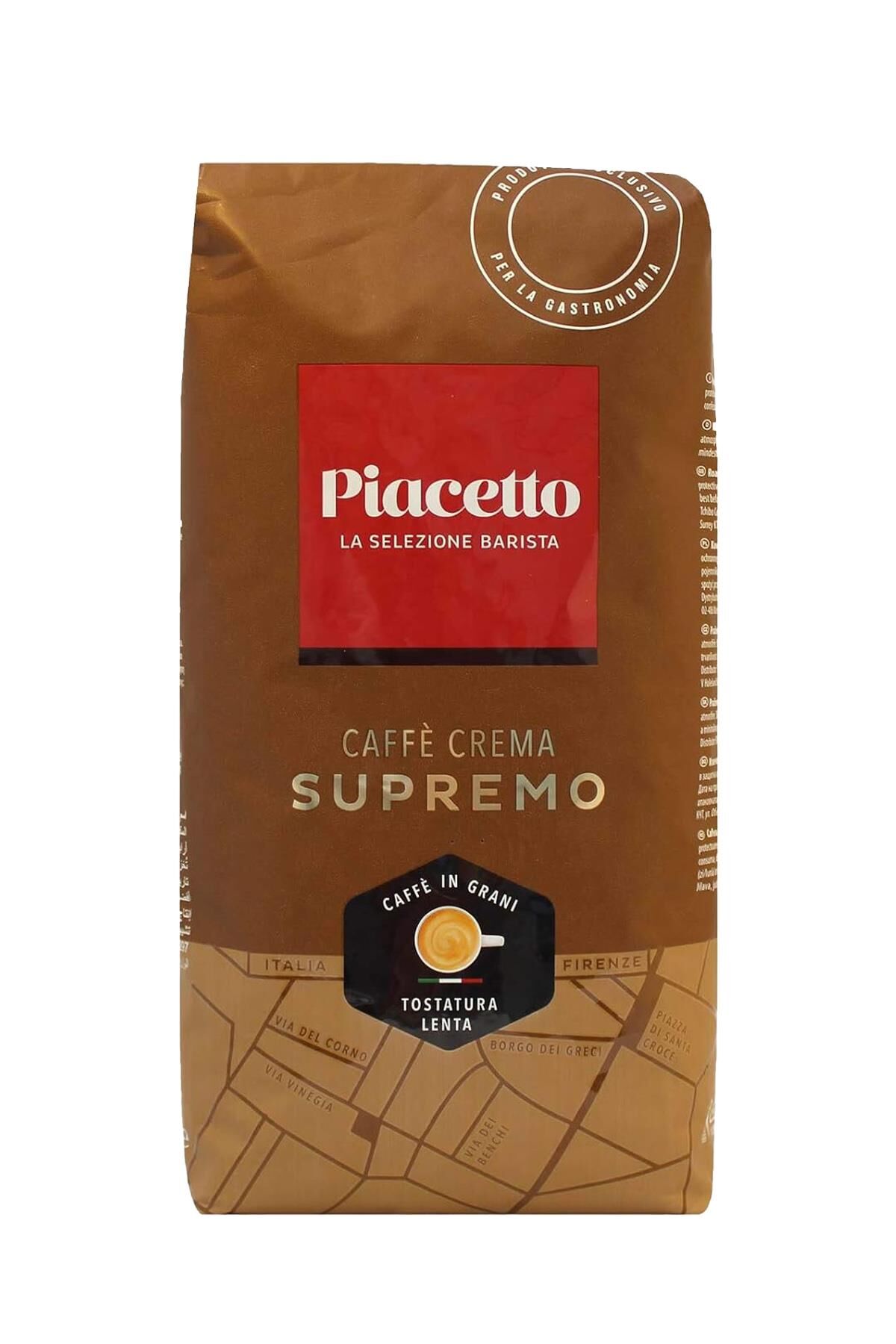 Piacetto Cafe Crema Supremo Çekirdek Kahve 1 kg