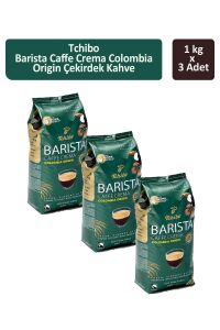 Tchibo Barista Caffè Crema Colombia Origin Çekirdek Kahve 1000 gr x 3 Adet