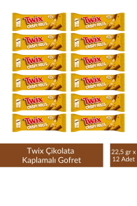 Twix Çikolata Kaplamalı Gofret 22,5 gr x 12 Adet