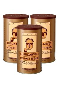 Kurukahveci Mehmet Efendi Türk Kahvesi 500 G Teneke Ambalaj X 3 Adet