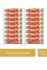 Twix Beyaz Çikolata 46 gr x 16 Adet