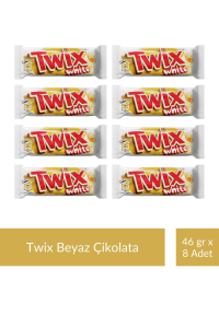 Twix Beyaz Çikolata 46 gr x 8 Adet
