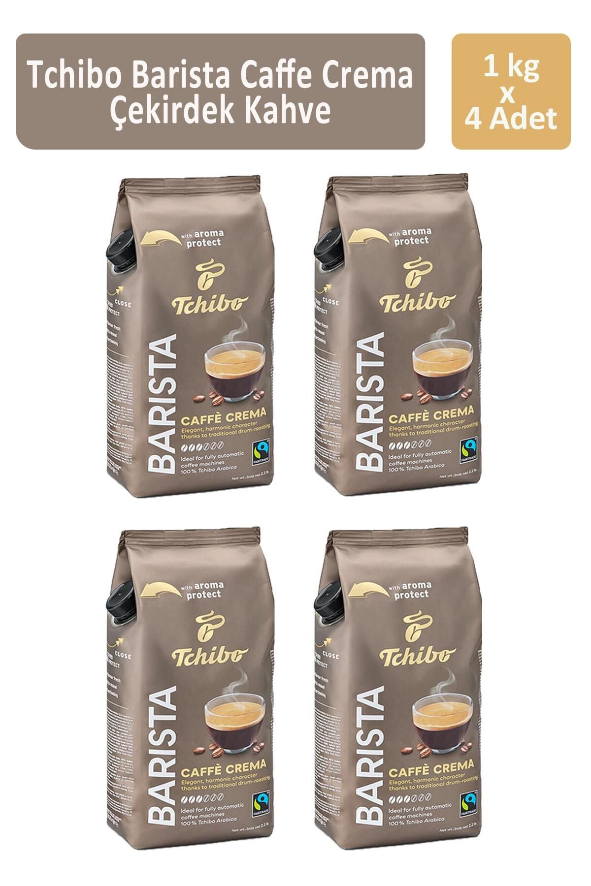 Tchibo Barista Caffè Crema Çekirdek Kahve 1000 gr x 4 Adet