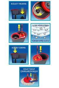 Vileda Spino Ultra Sistem Hediyeli (PEDALSIZDIR)