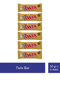 Twix Bar 50 gr x 6 Adet